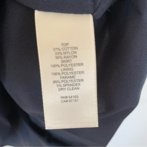 Eliza J Navy Blue Eyelet Lace Top Dress Size 14 NWT - Picture 8 of 8